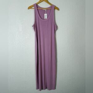NWT Marine Layer Lexi Sun in Maxi Dress Lavender Resort Summer  Vacation Minimal